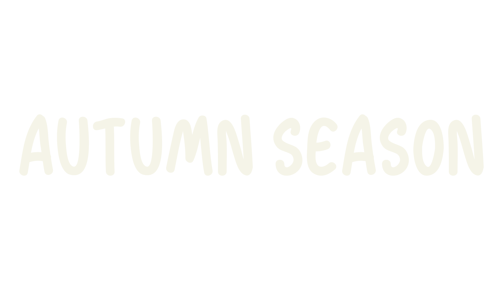 Autumn Season, autumn font preview