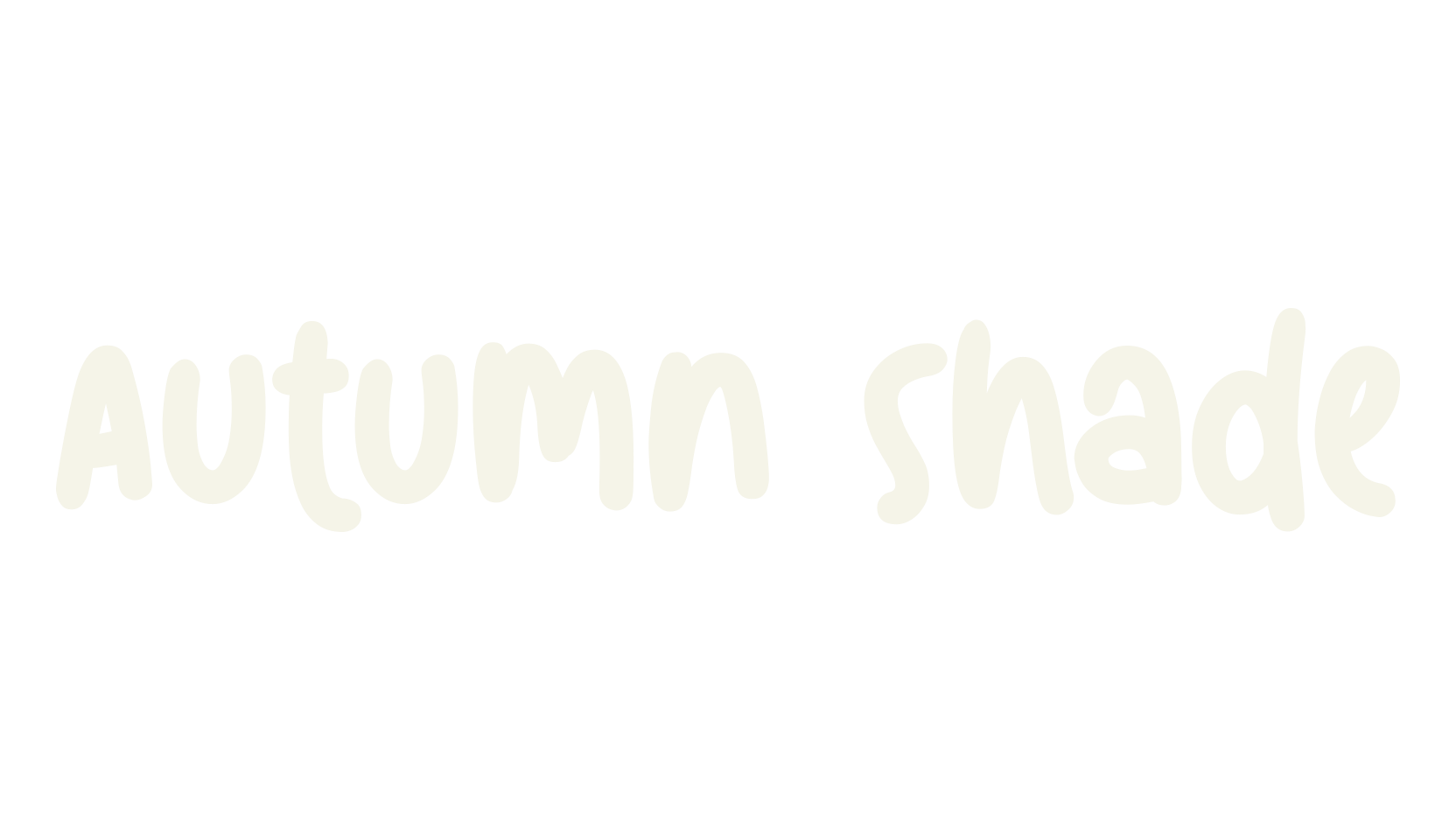 Autumn Shade, autumn font preview