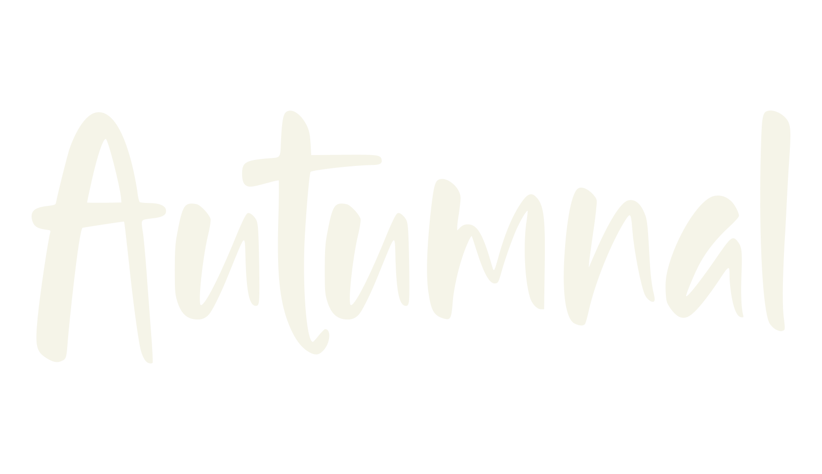 Autumnal, bold font preview