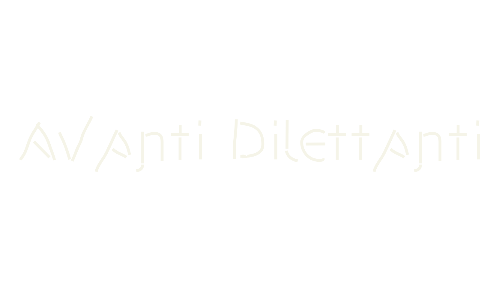Avanti Dilettanti, display market font preview