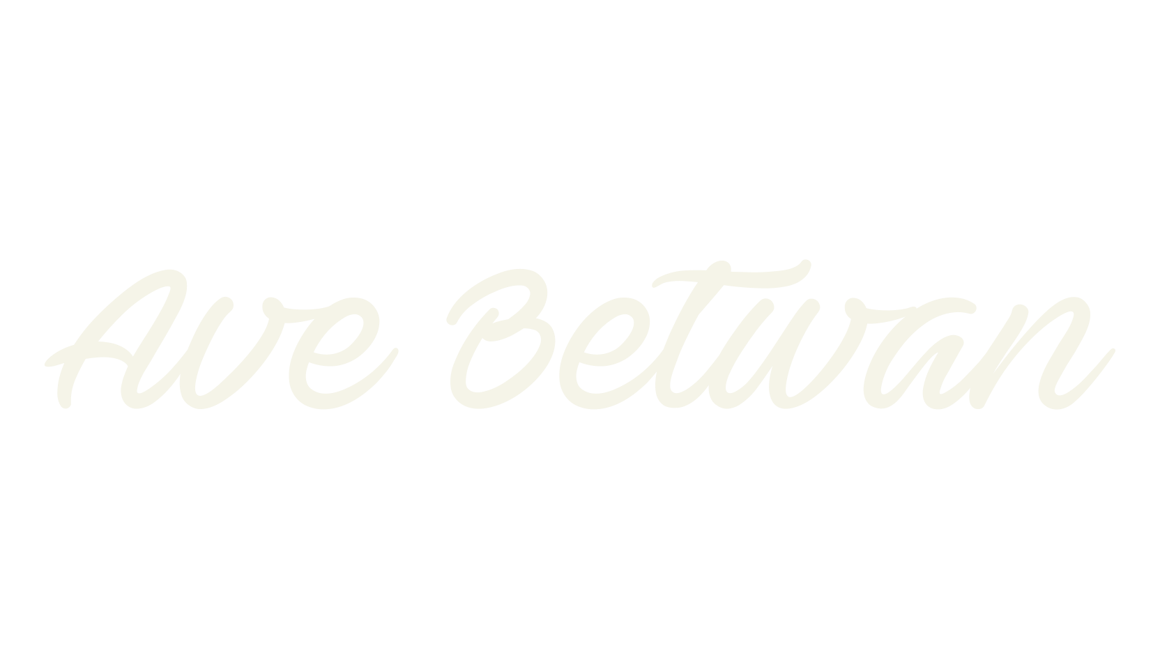 Ave Betwan, fashion script font preview