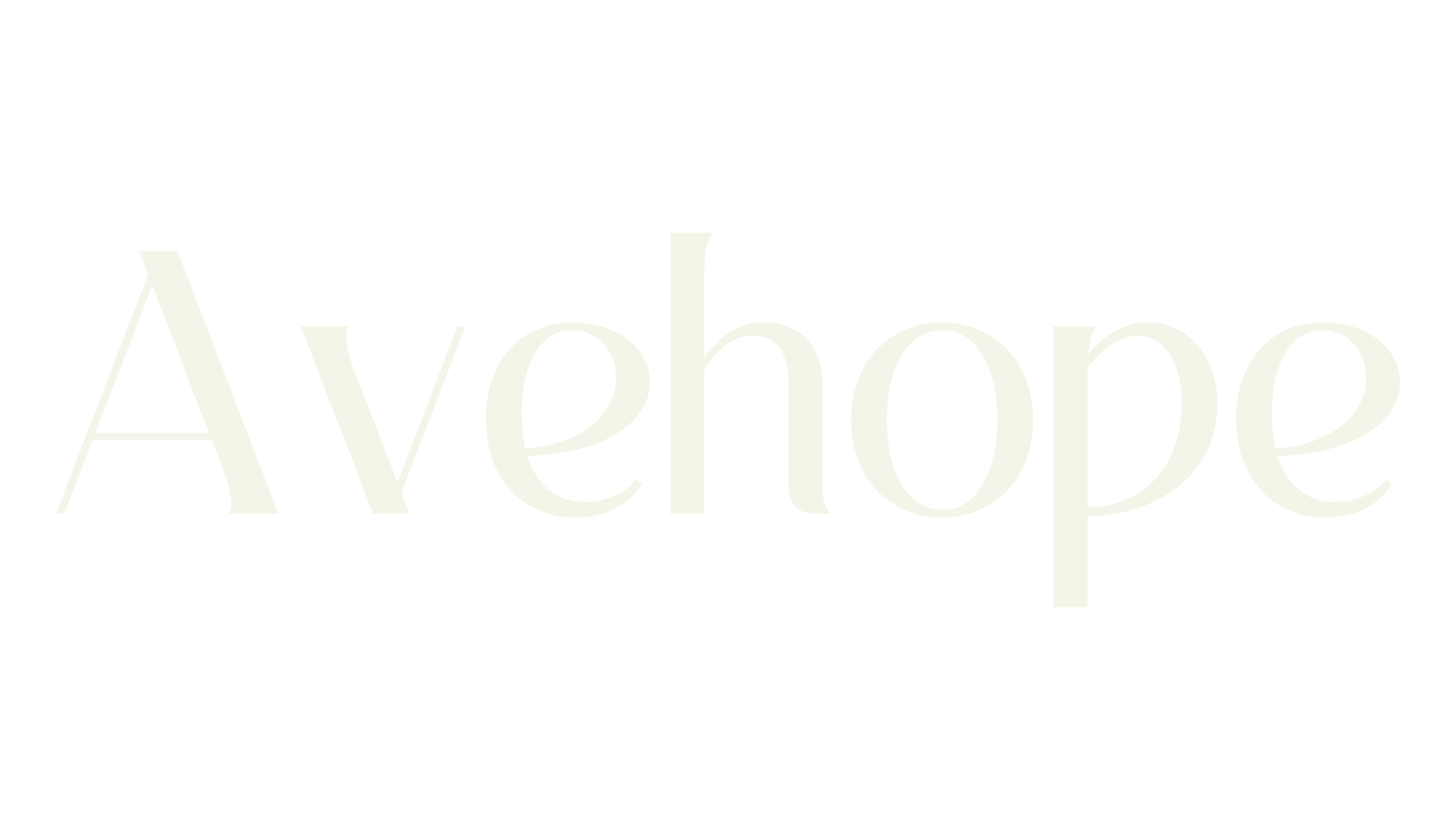 Avehope, modern font preview