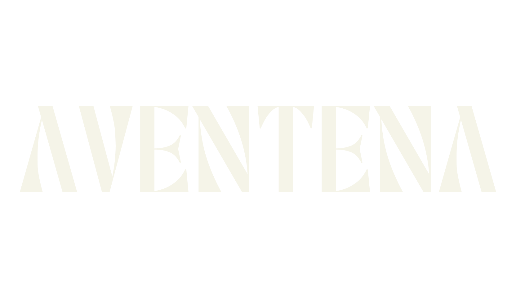 AVENTENA, contrast font preview