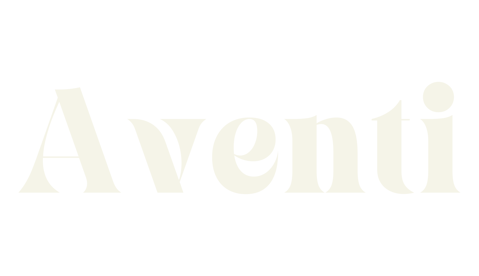 Aventi, bold font preview