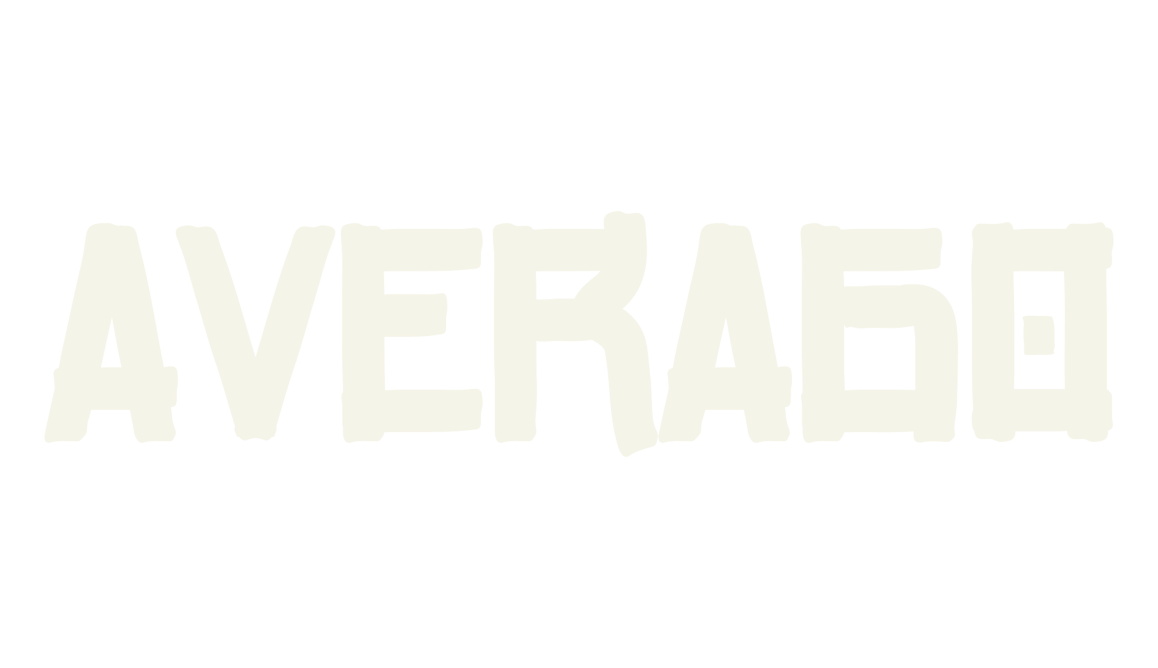 averago, strong font preview