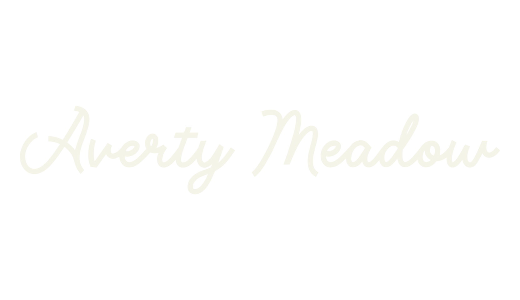 Averty Meadow, retro font preview
