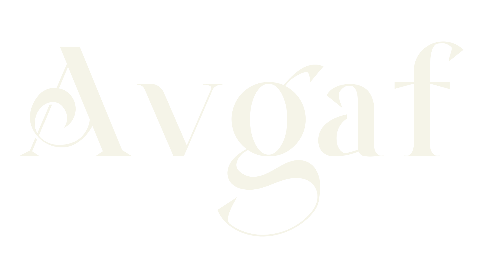 Avgaf, typewriter font preview