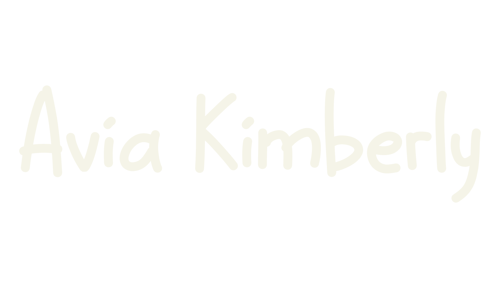 Avia Kimberly, handwriting font preview