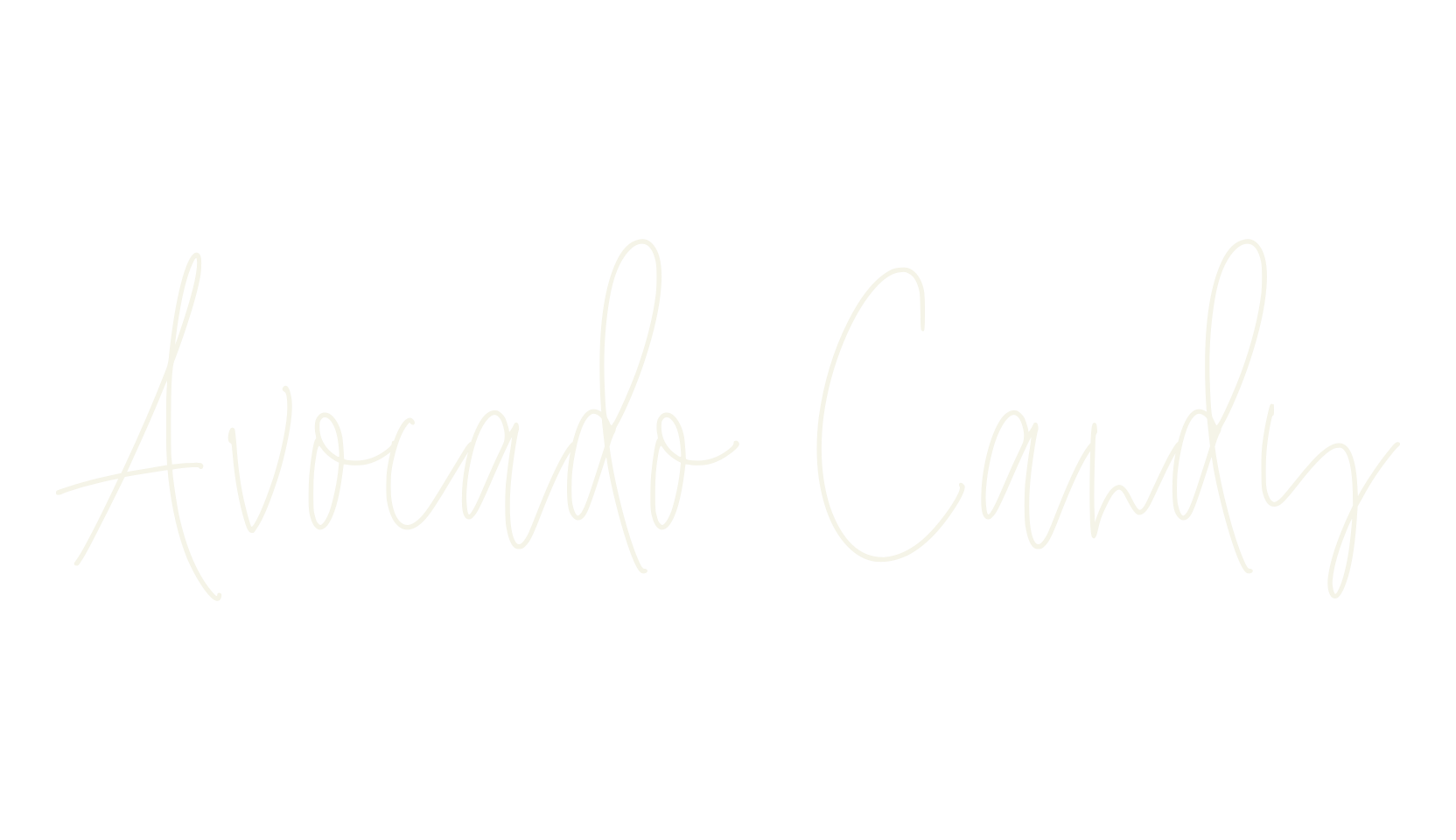 Avocado Candy, fashion script font preview
