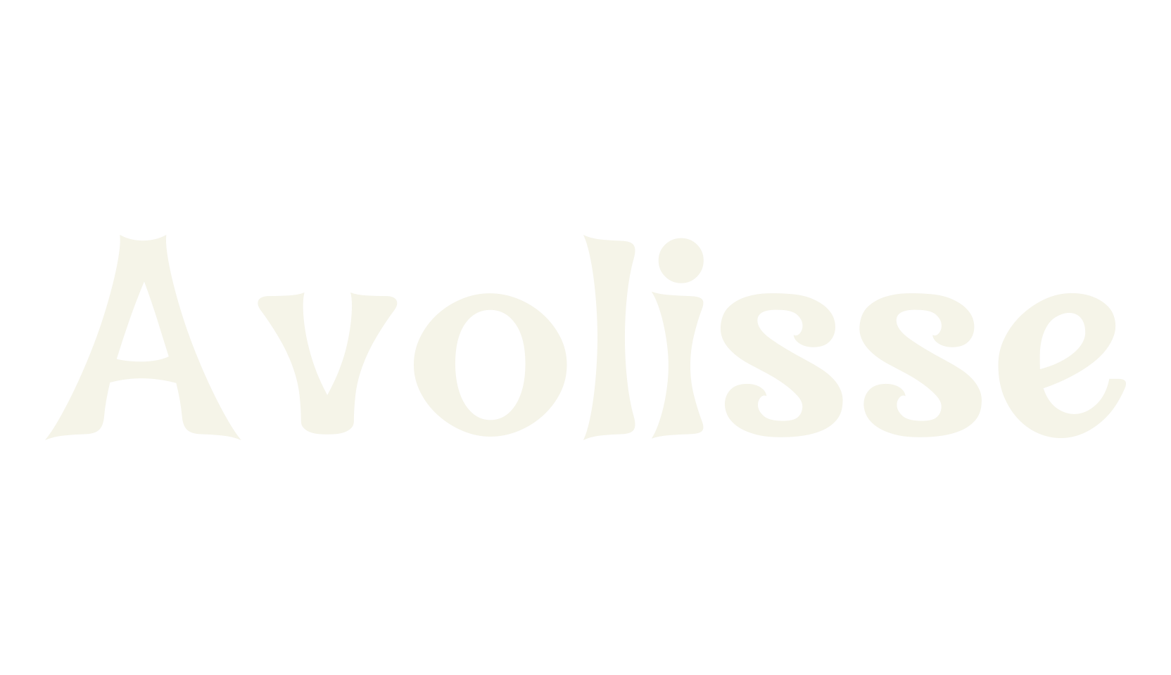 Avolisse, magical font preview