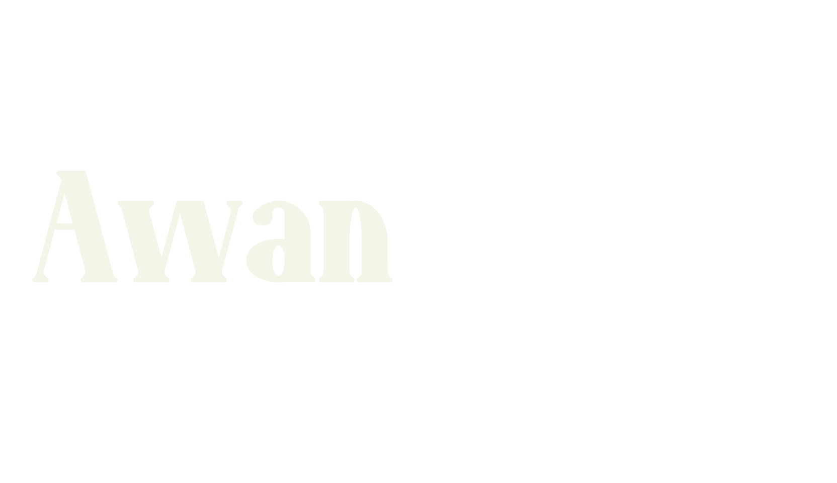 Awan Noyed, sans serif font preview