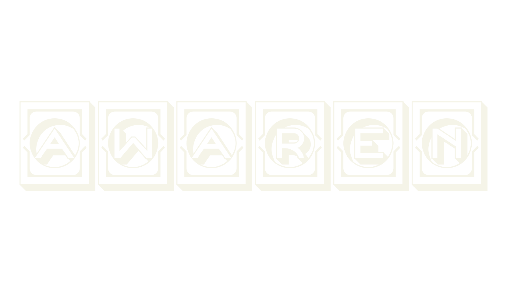 Awaren, 3d font preview