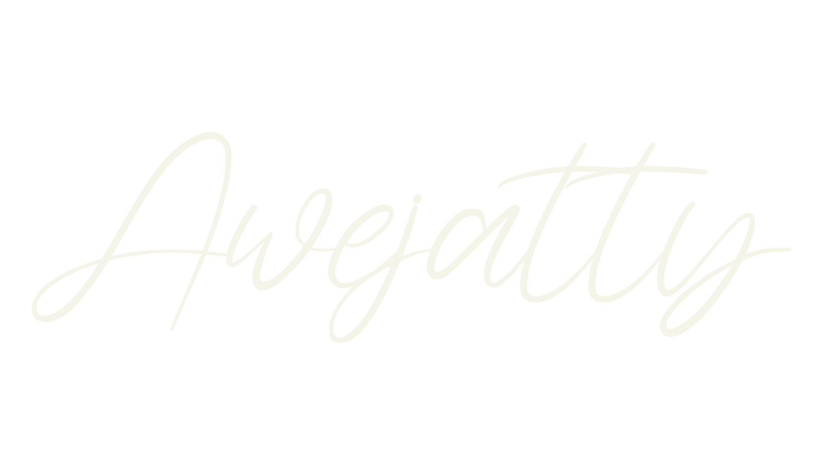 Awejatty, whimsical font preview