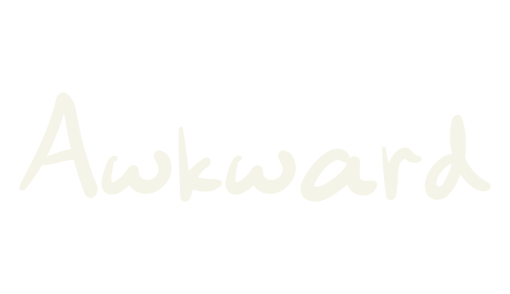 Awkward, cute font preview