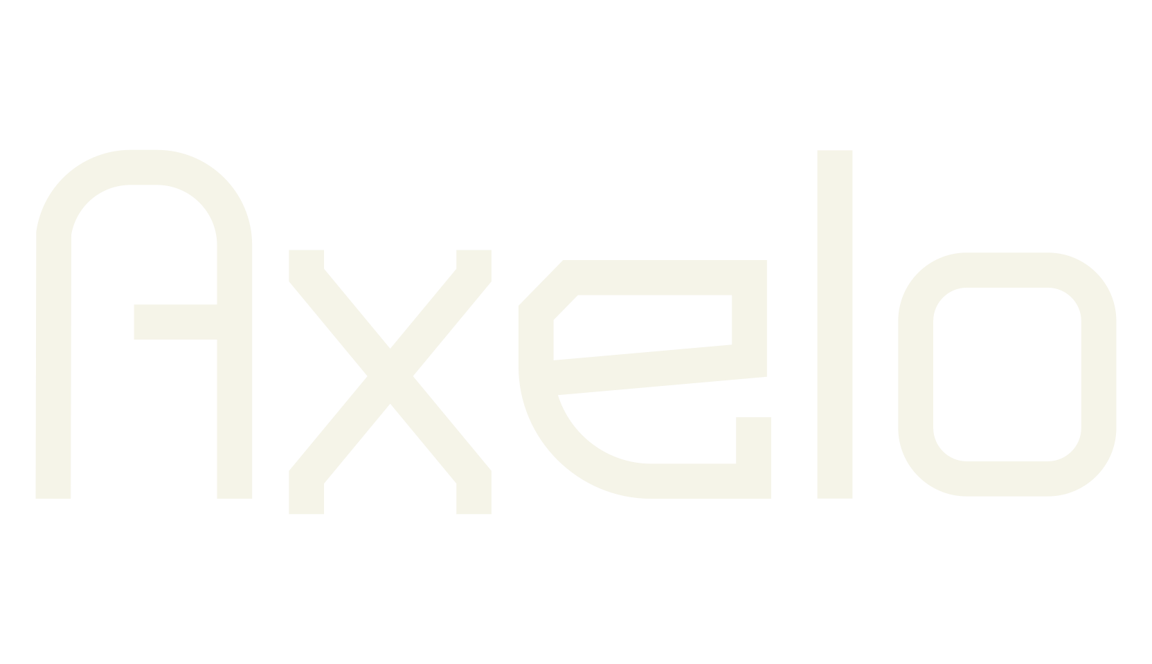 Axelo, futuristic font preview