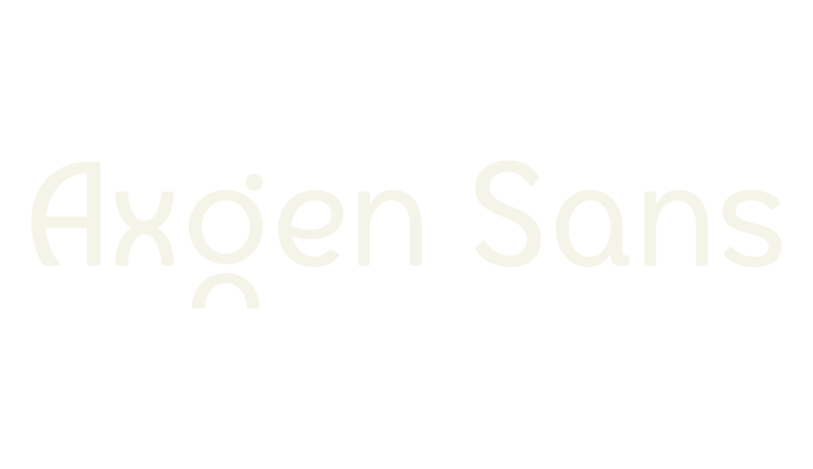 Axgen Sans, cool font preview