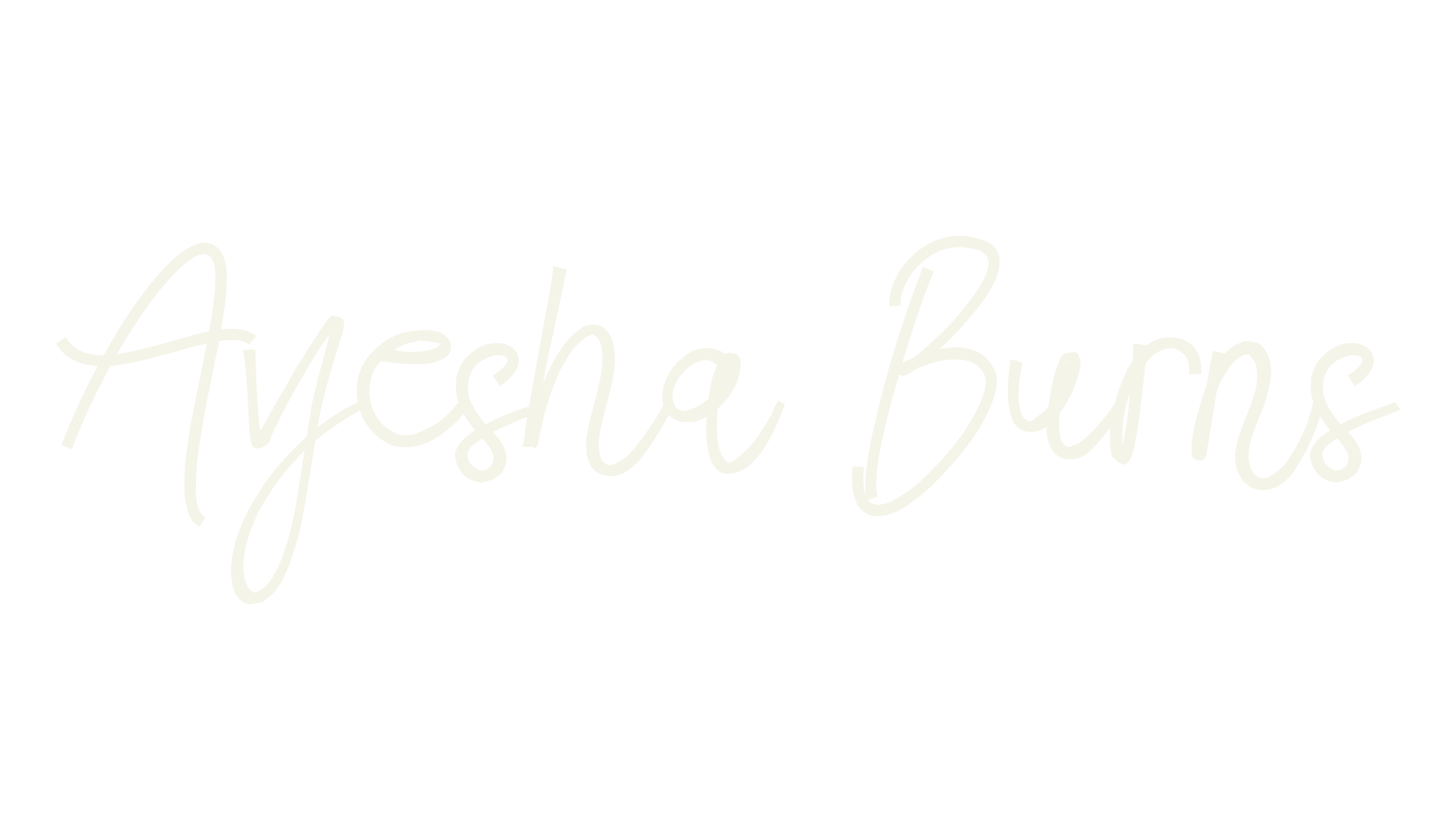 Ayesha Burns, cursive font preview