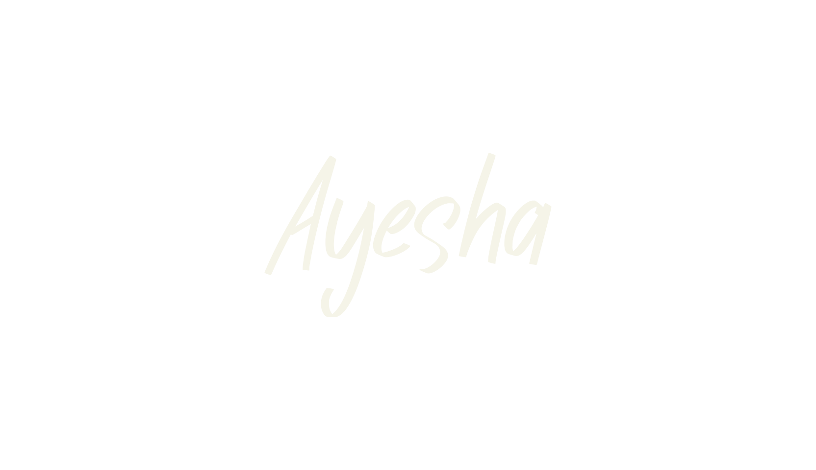 Ayesha, birthday font preview
