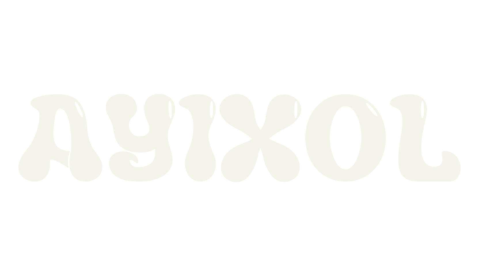 AYIXOL, fancy font preview