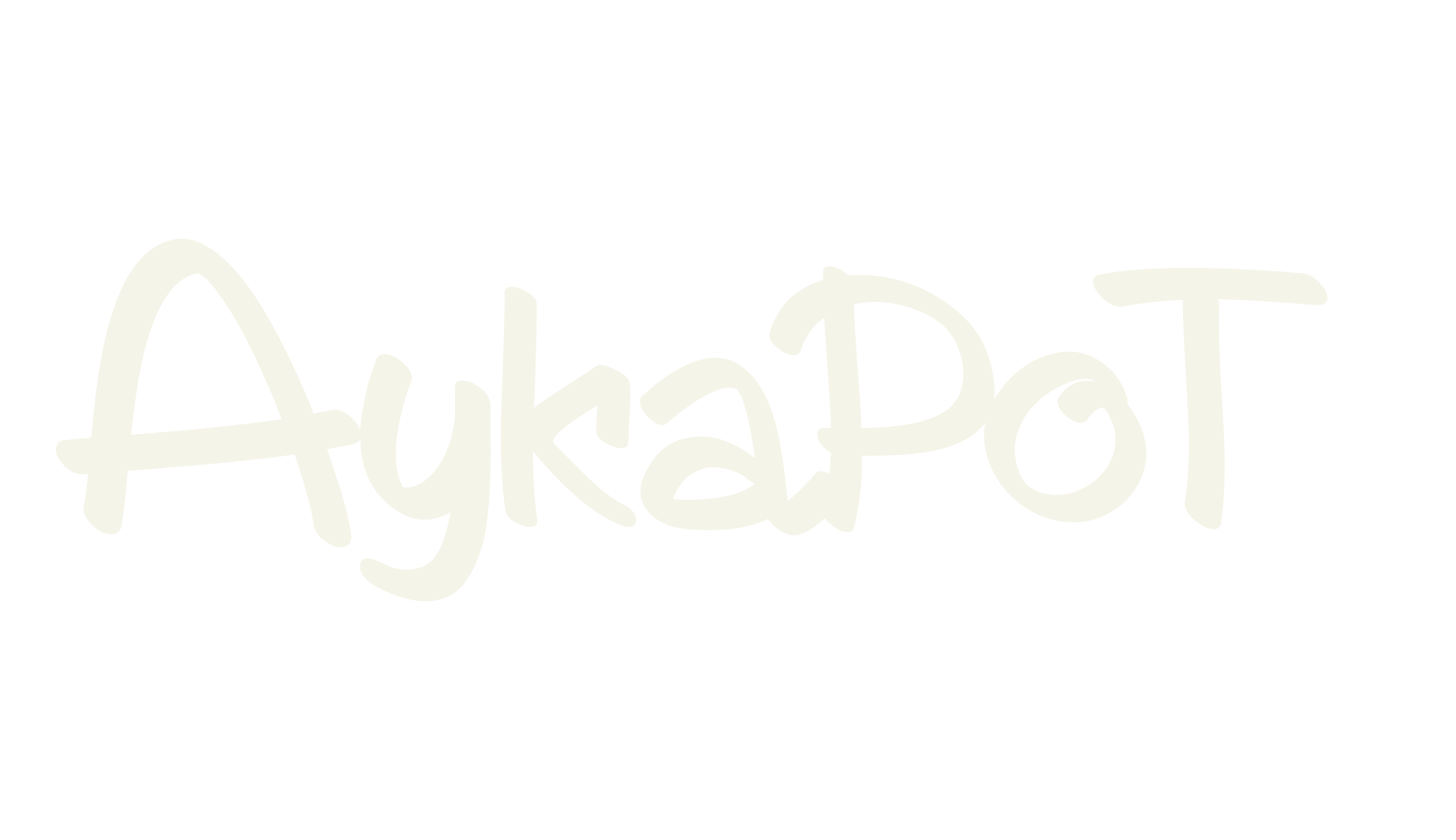 AykaPoT, handwriting font preview