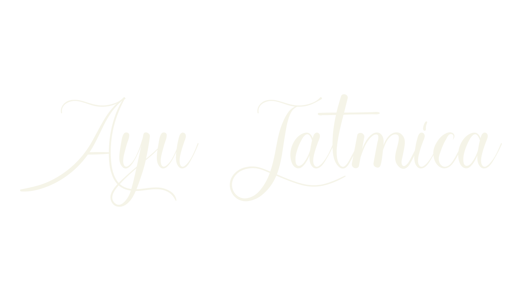 Ayu Jatmica, calligraphy font preview