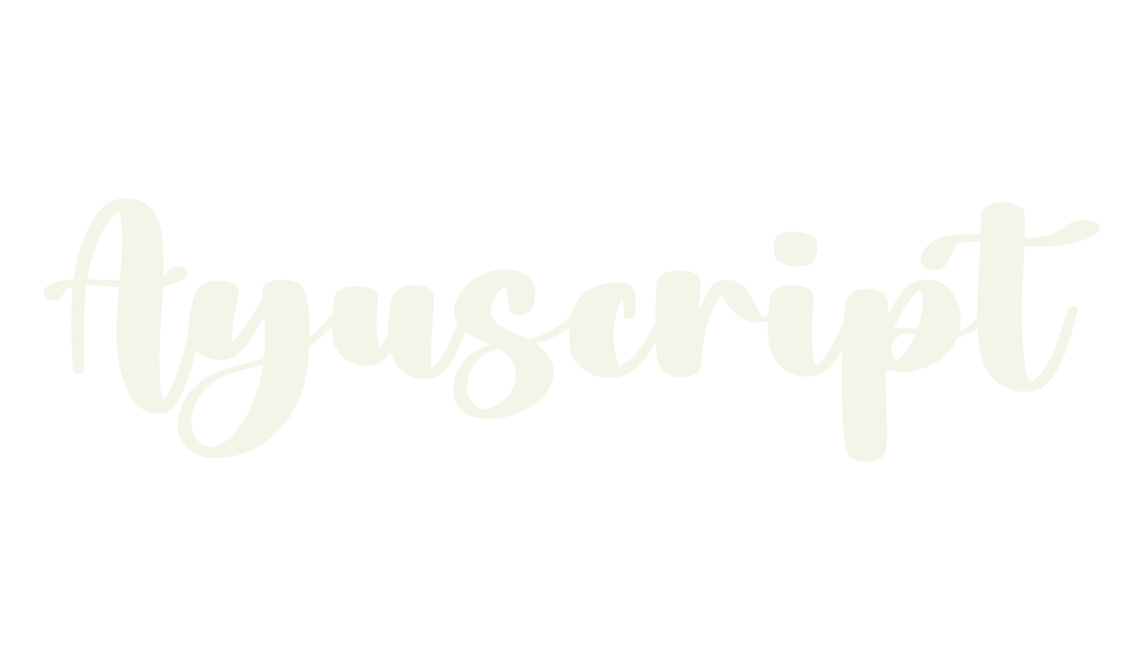 Ayuscript, bold font preview
