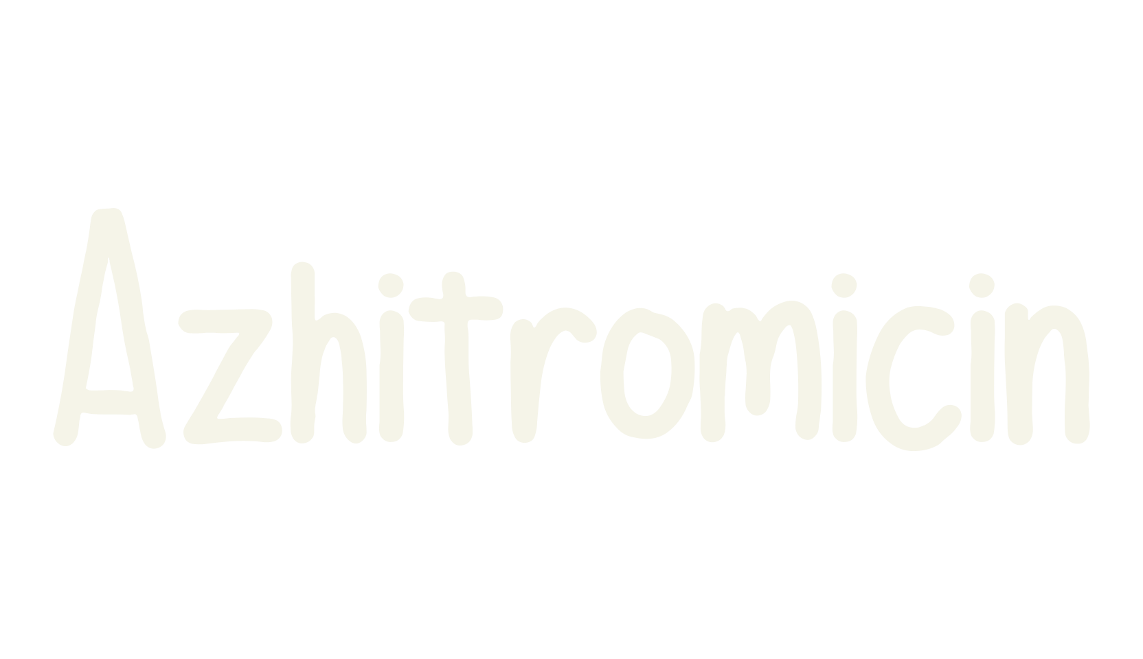 Azhitromicin, cute font preview