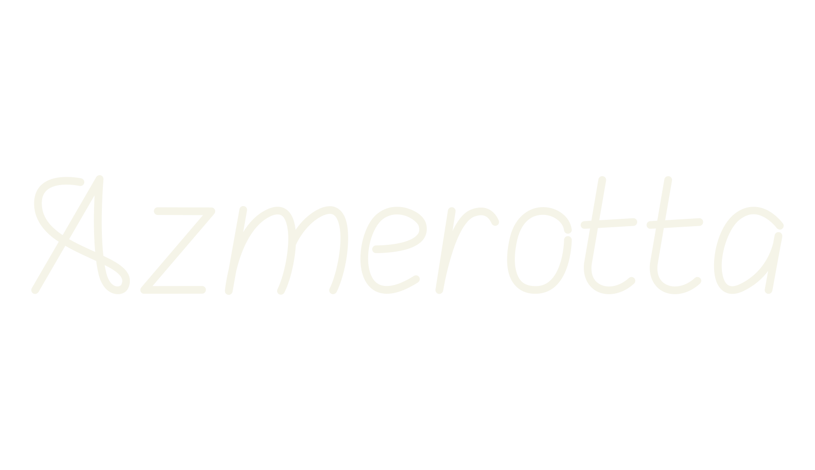 Azmerotta, handwriting font preview