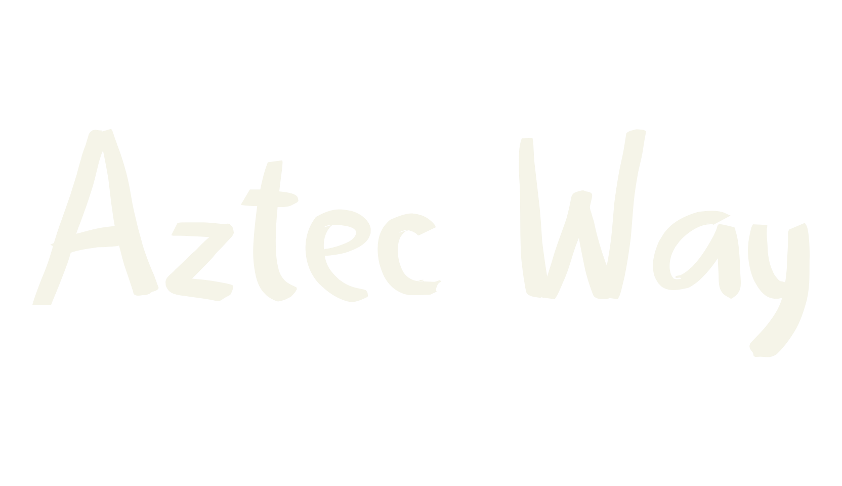 Aztec Way, movies font preview