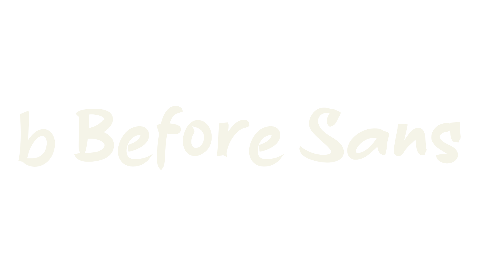 b Before Sans, sans serif font preview