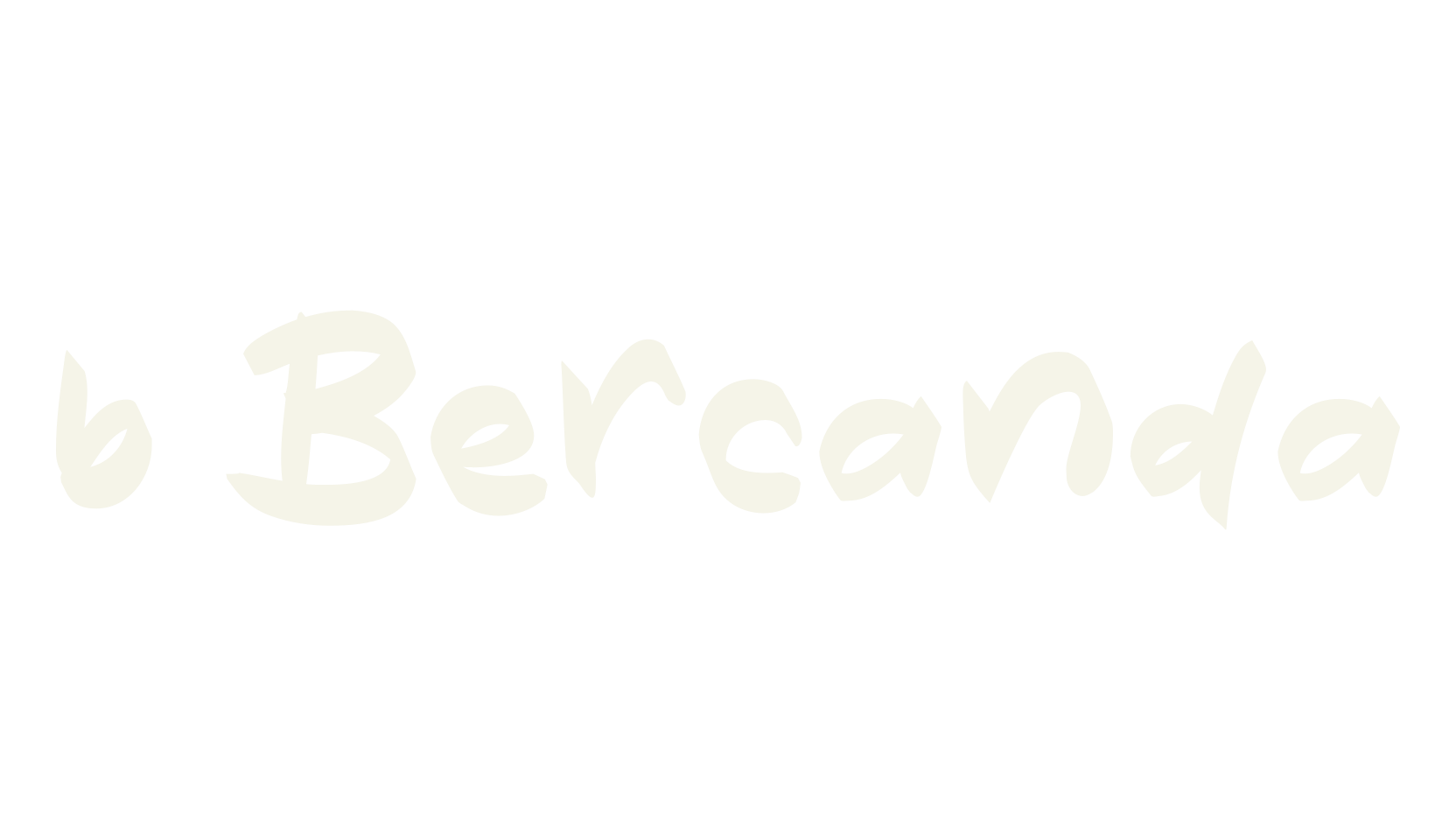 b Bercanda, funky font preview