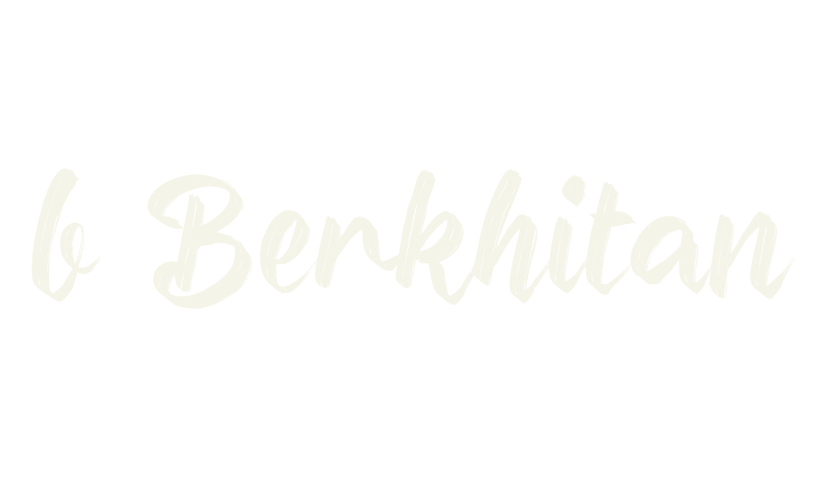 b Berkhitan, fashion script font preview