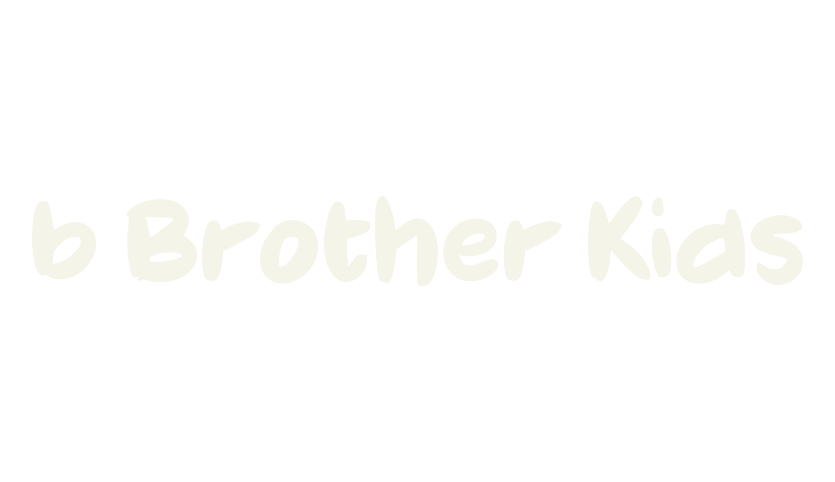 b Brother Kids, children font preview