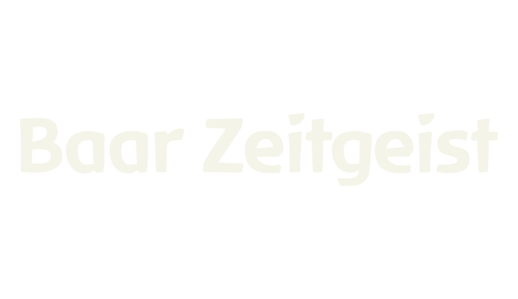 Baar Zeitgeist, waldorf font preview