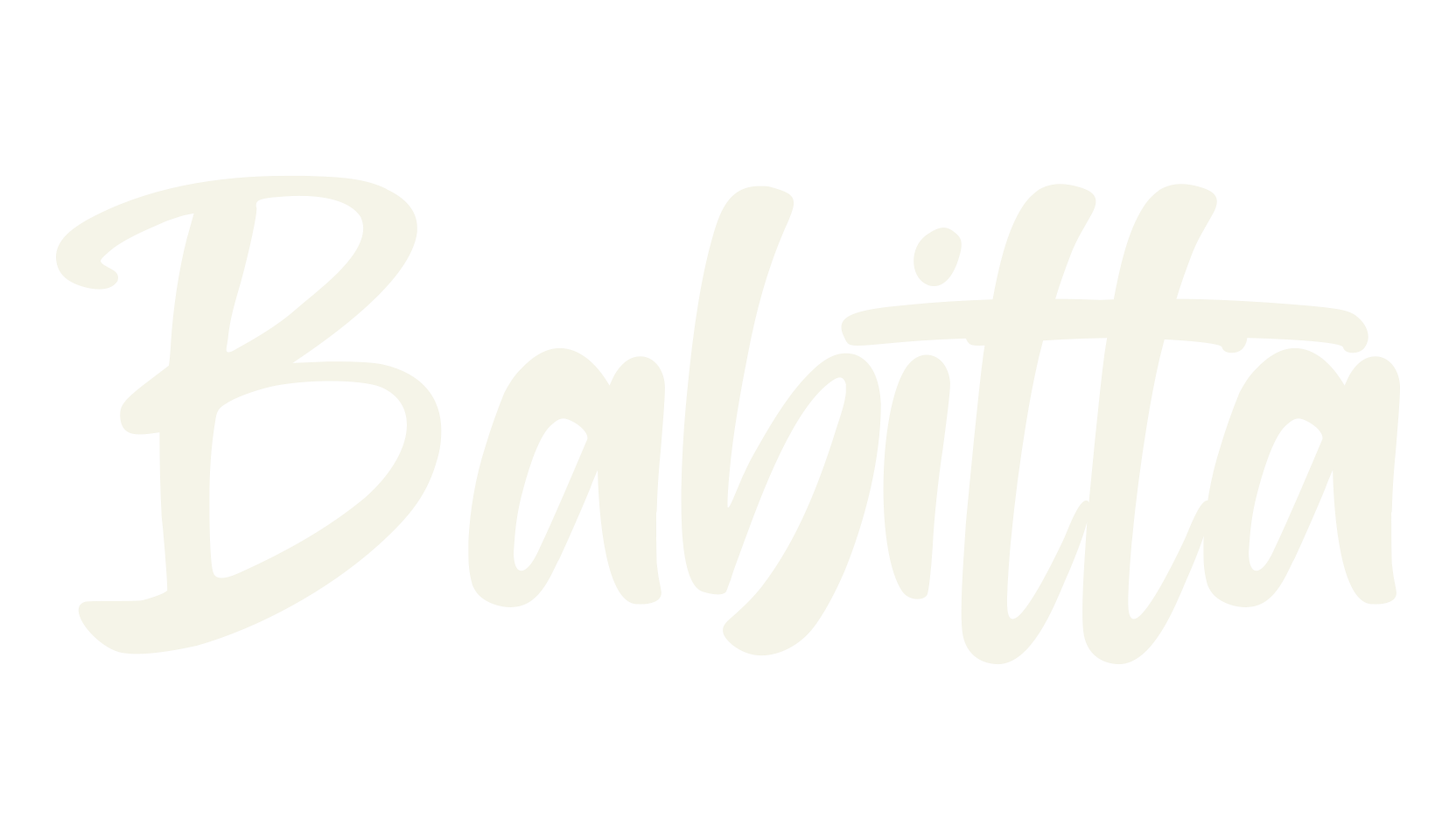 Babitta, handwriting font preview