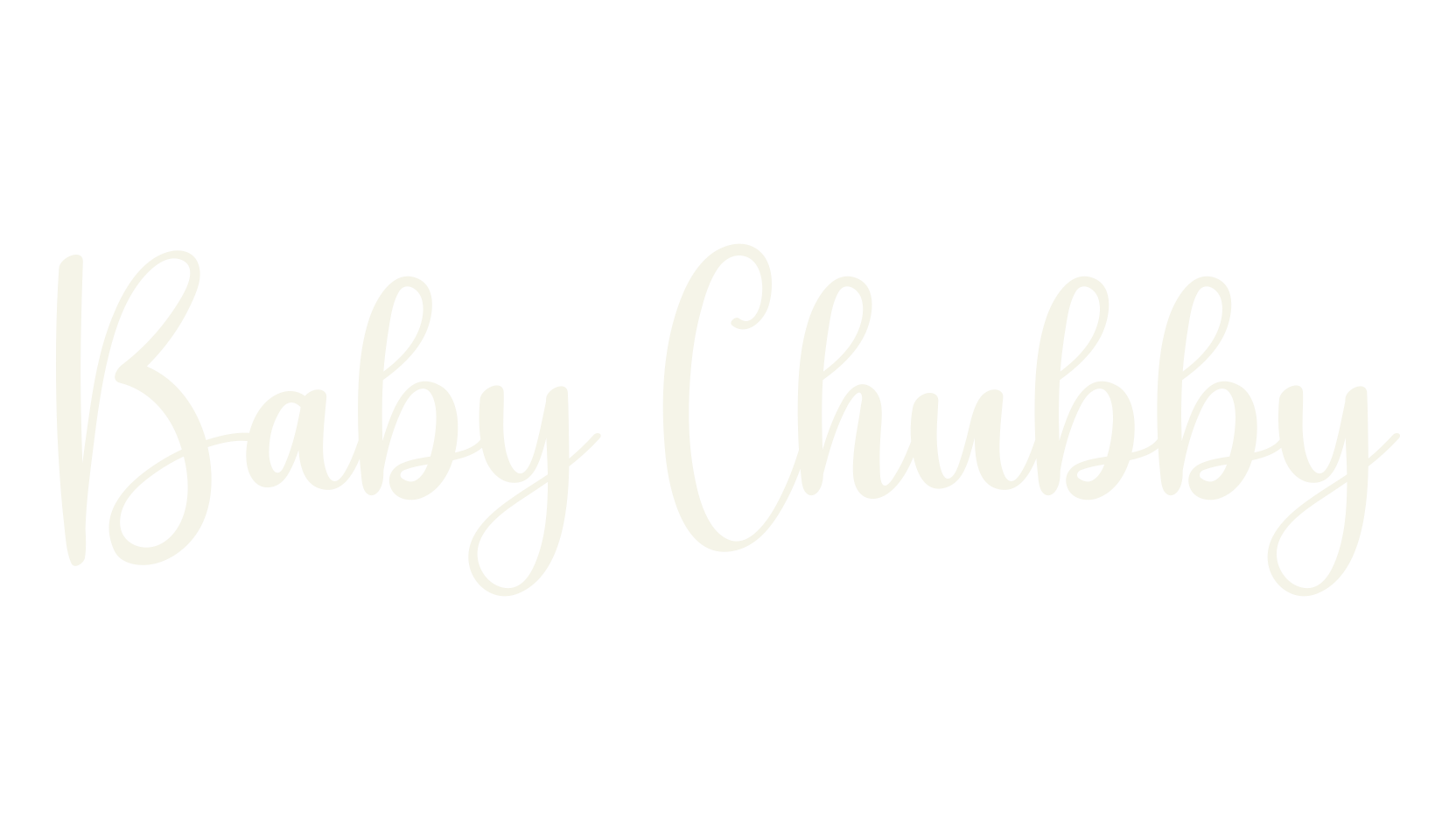 Baby Chubby, calligraphy font preview