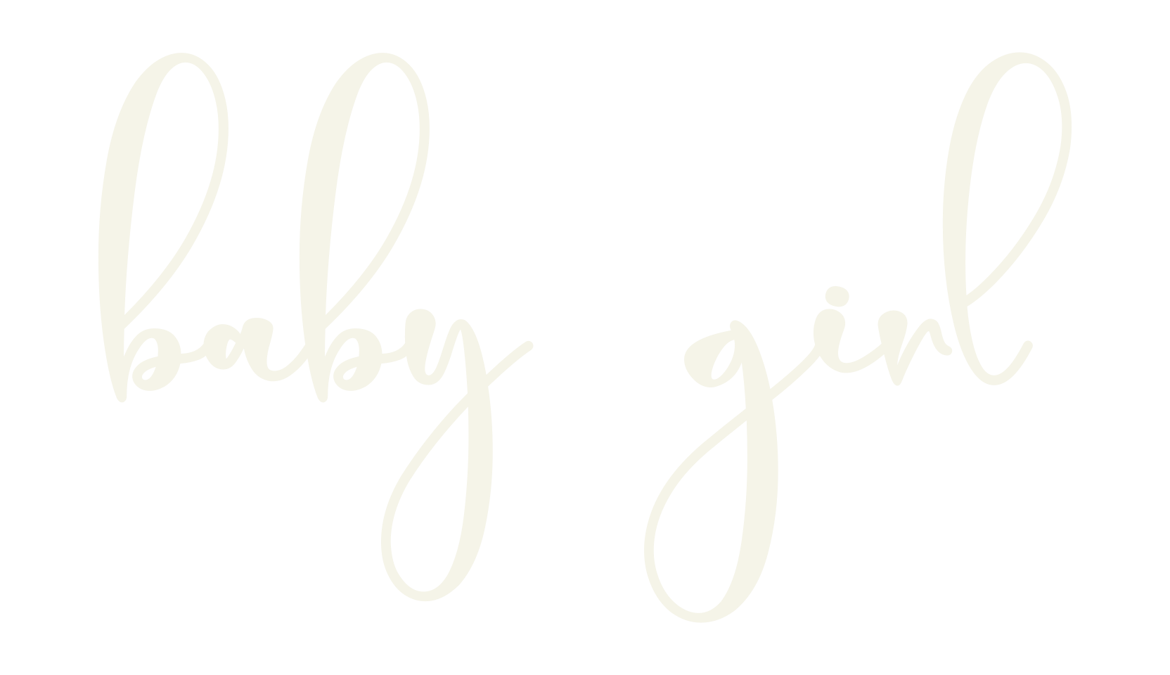 baby girl, love font preview