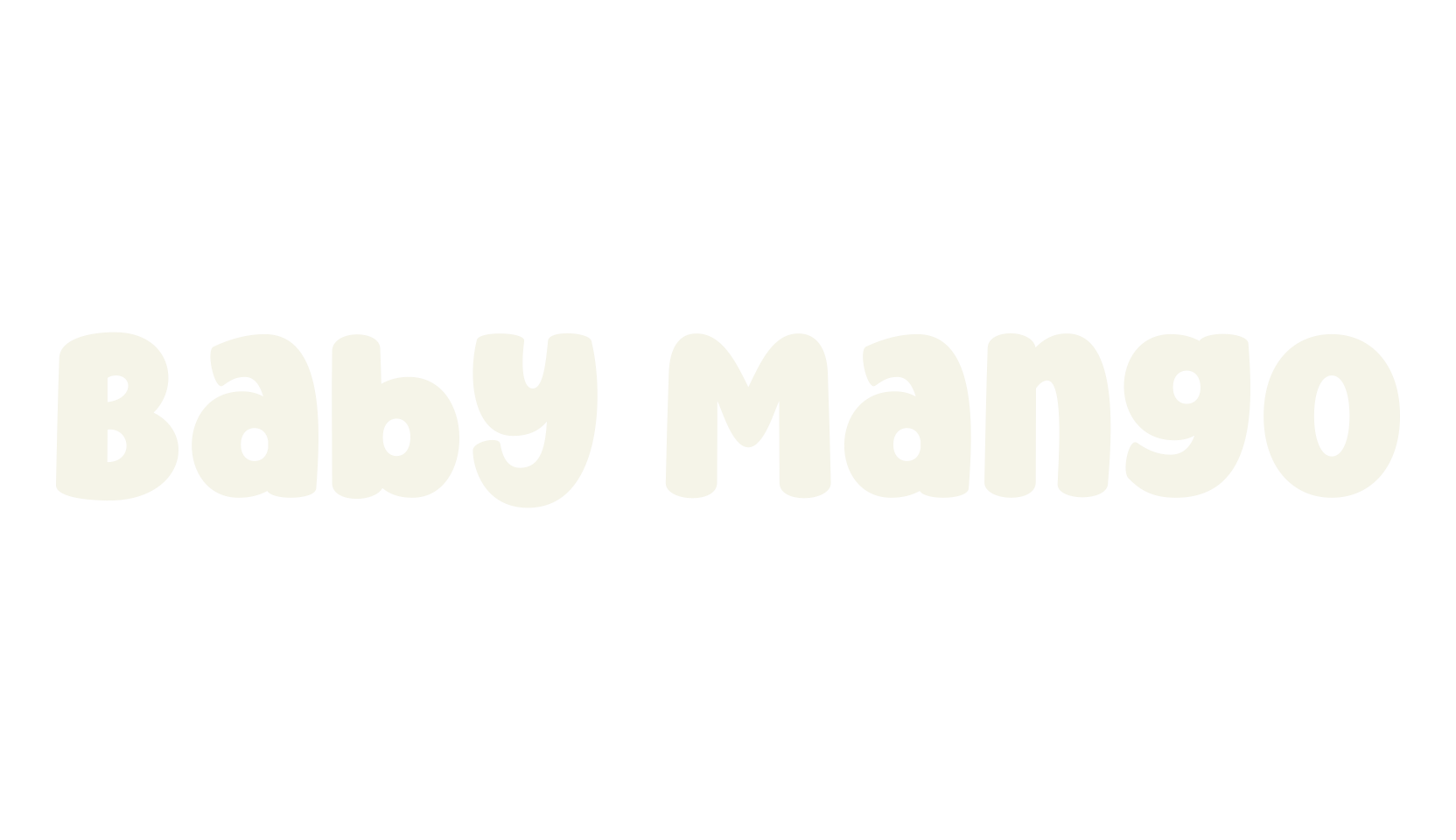 Baby Mango, cute font preview