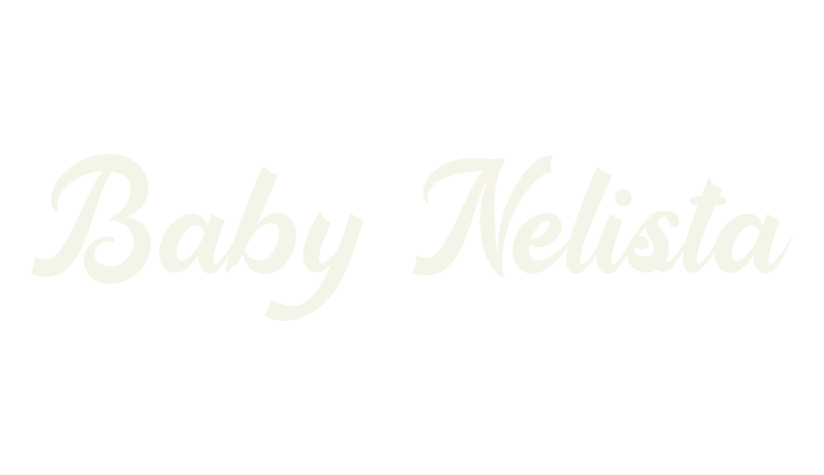 Baby Nelista, bubbly font preview