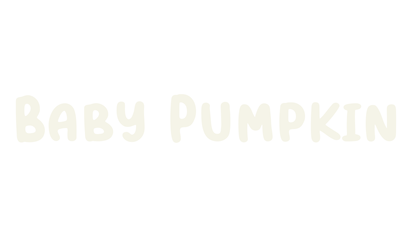 Baby Pumpkin, hand drawn font preview