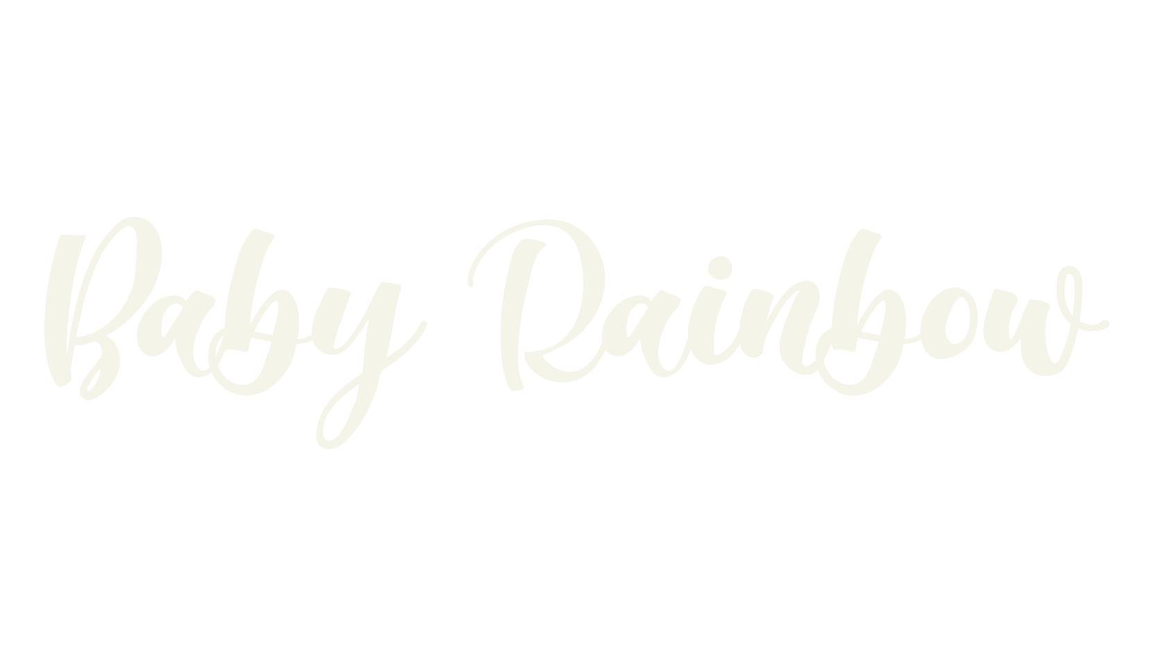 Baby Rainbow, pretty font preview