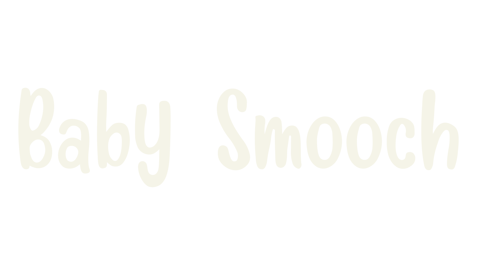 Baby Smooch, bubbly font preview