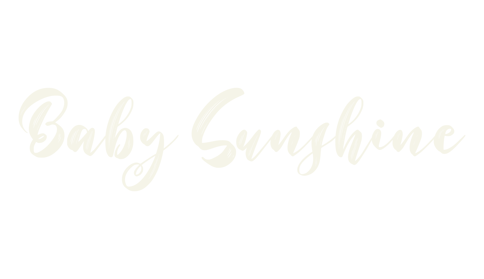 Baby Sunshine, summer font preview