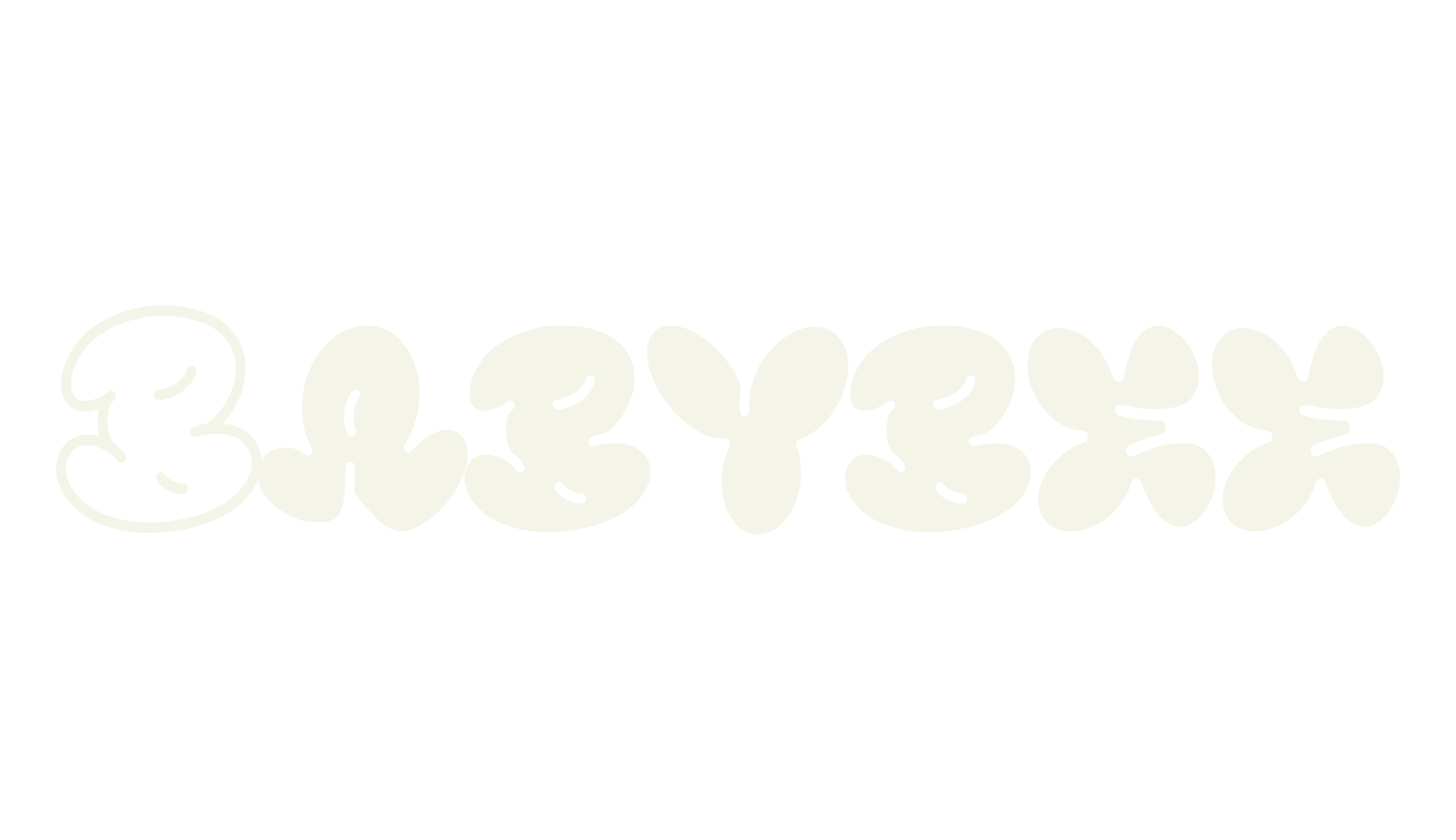 Babybee, art deco font preview