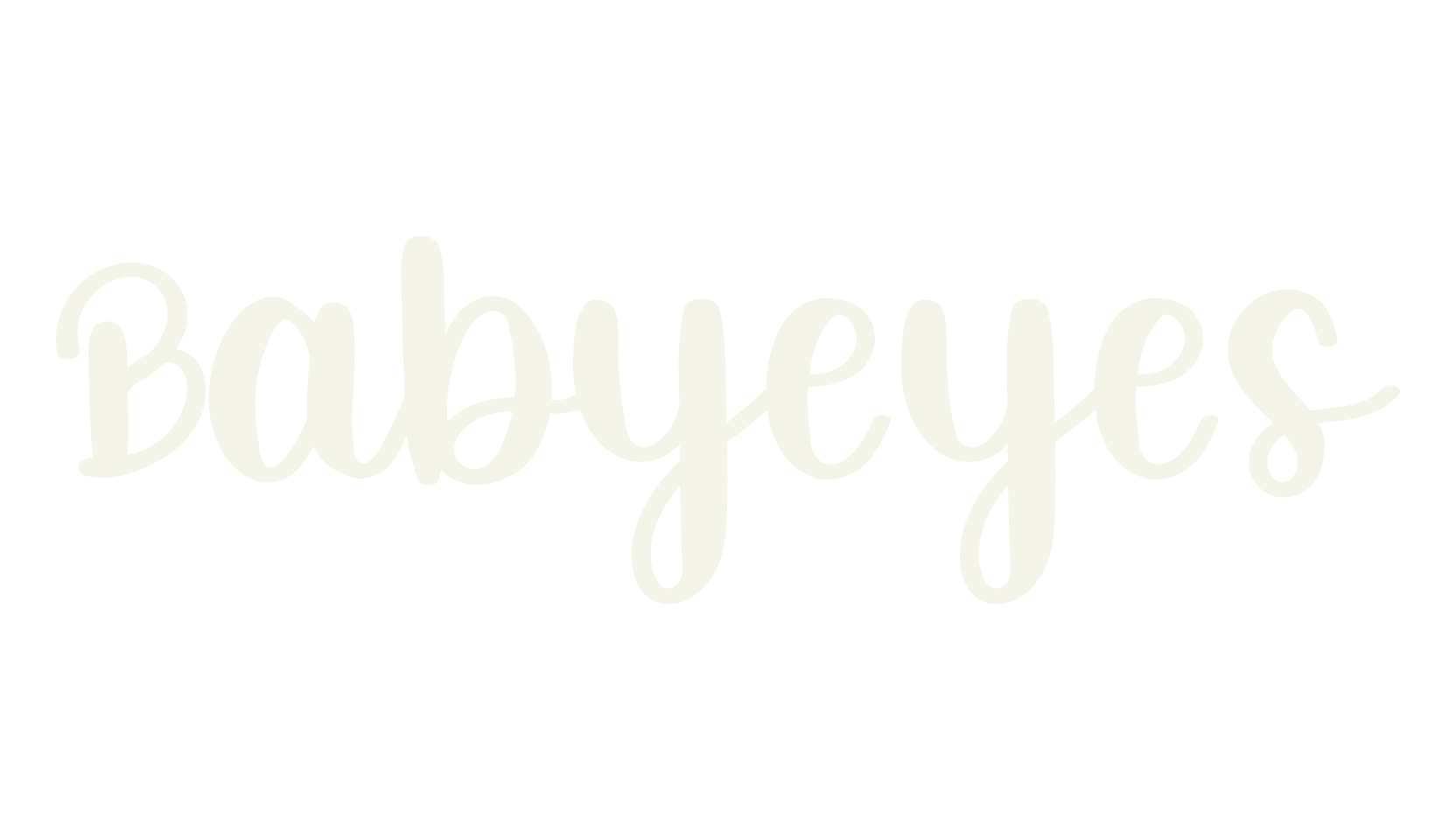 Babyeyes, baby font preview