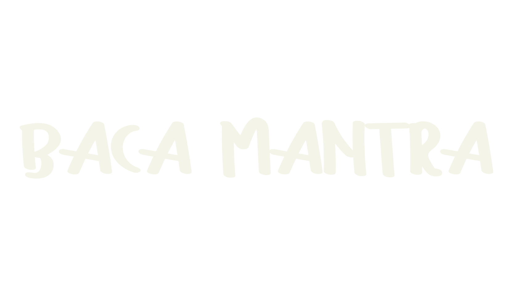 BACA MANTRA, marker font preview