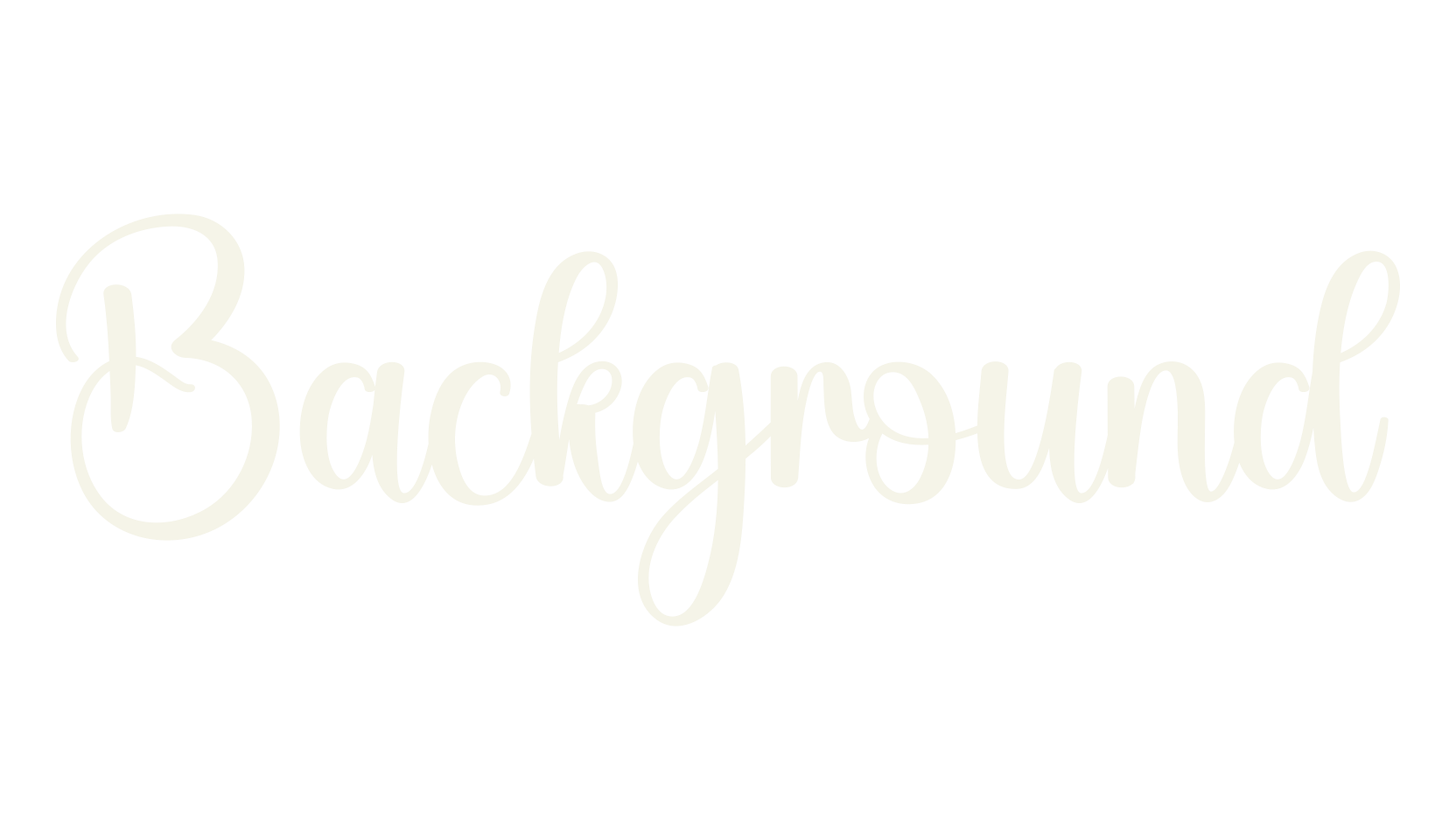 Background, calligraphy font preview