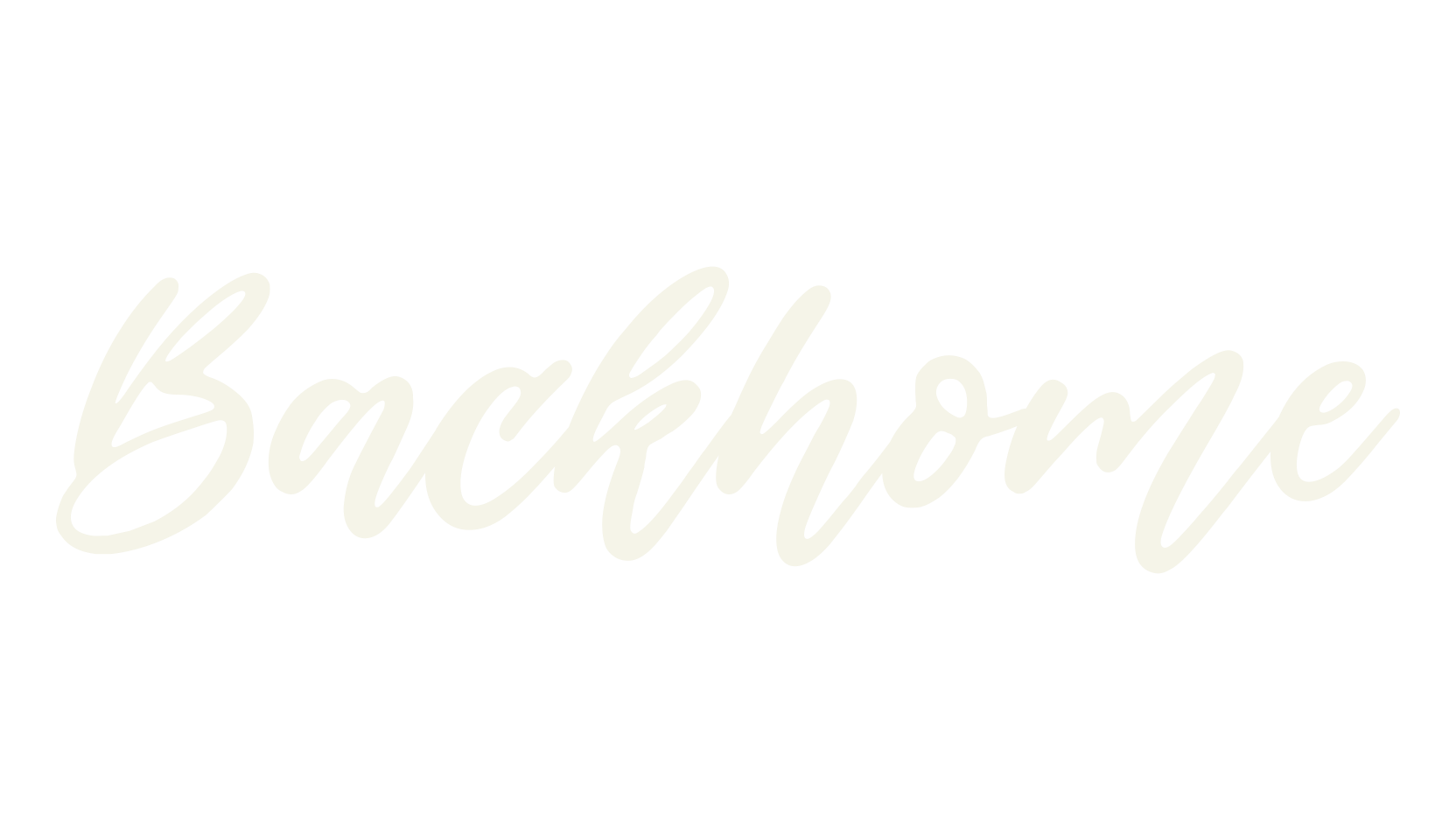 Backhome, fashion script font preview