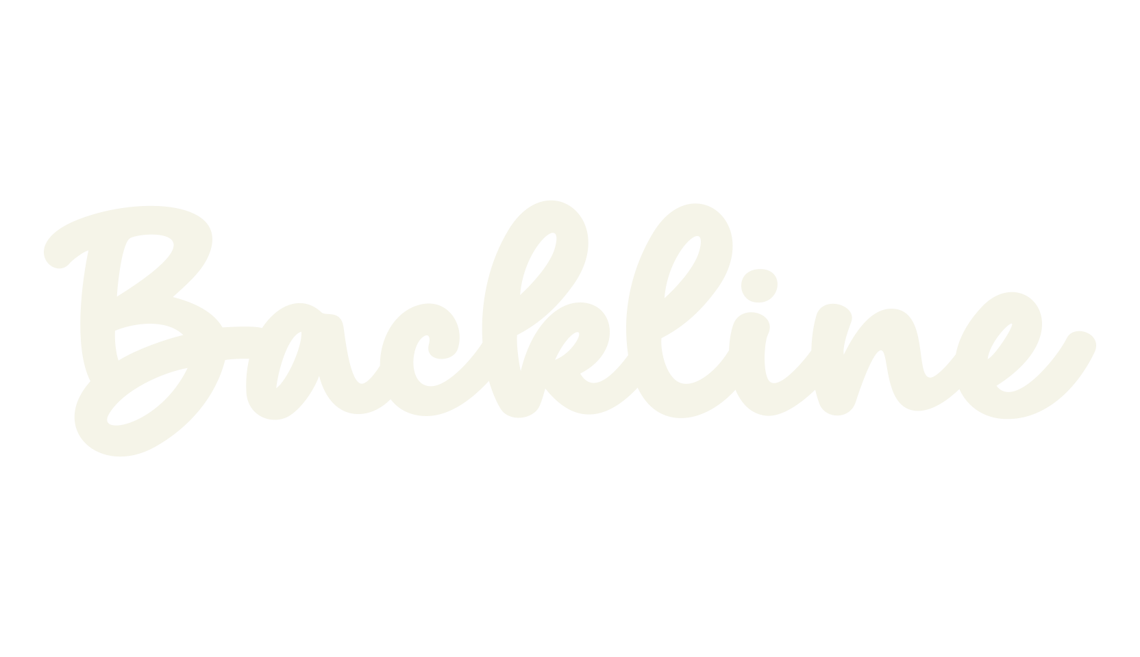 Backline, handwritten font preview