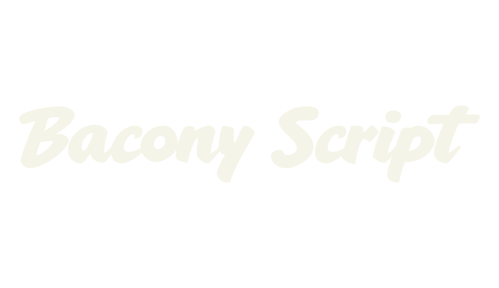 Bacony Script, handwritten font preview
